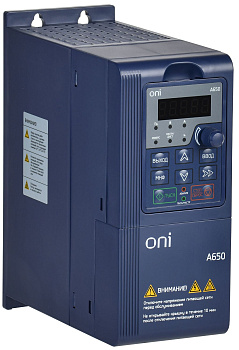 IEK ONI Преобразователь частоты A650 380В 3Ф 1,5кВт 4,2А M.