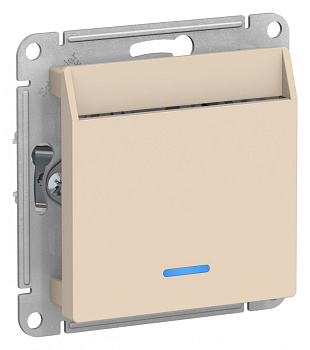 Systeme Electric AtlasDesign Беж карточный 10А, без задержки времени, механизм, БЕЖЕВЫЙ