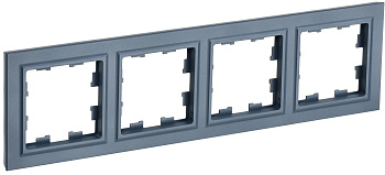 IEK BRITE BASE Маренго Рамка 4-м РУ-4-БрМ
