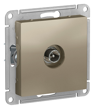 Systeme Electric AtlasDesign Шампань Розетка TV оконечная 1DB, механизм