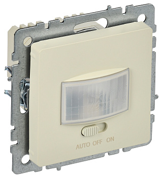 IEK BRITE BASE Бежевый Датчик движения ДС10-1-БрКр