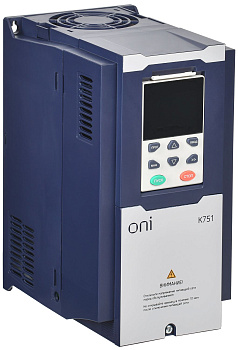 IEK ONI ПЧ K751 380В 3Ф 5,5-7,5кВт 13-17А