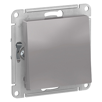 Systeme Electric AtlasDesign Aqua Алюминий Переключатель 1-клавишный IP44, сх.6, 10АХ, механизм