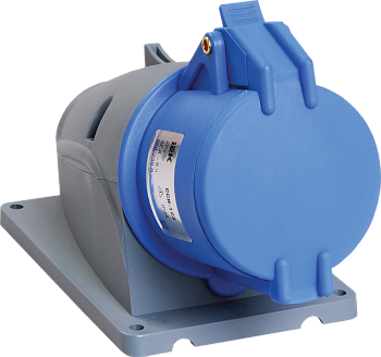 Розетка стационарная ССИ-123 32А-6ч/200-250В 2Р+РЕ IP44 MAGNUM ИЭК